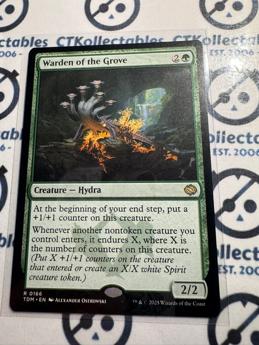 Magic The Gathering Tarkir Dragonstorm 0166 Warden of the Grove R