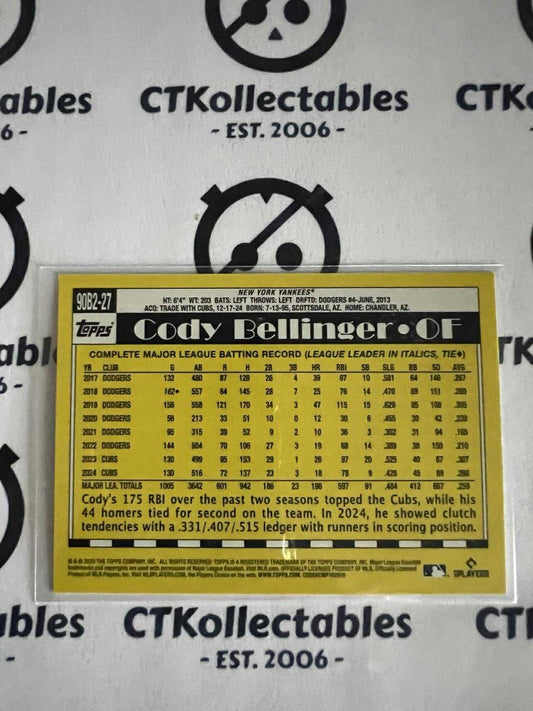 2025 Topps Series 1 Baseball Cody Bellinger "70 Topps" 90b2-27 35th Anniversary