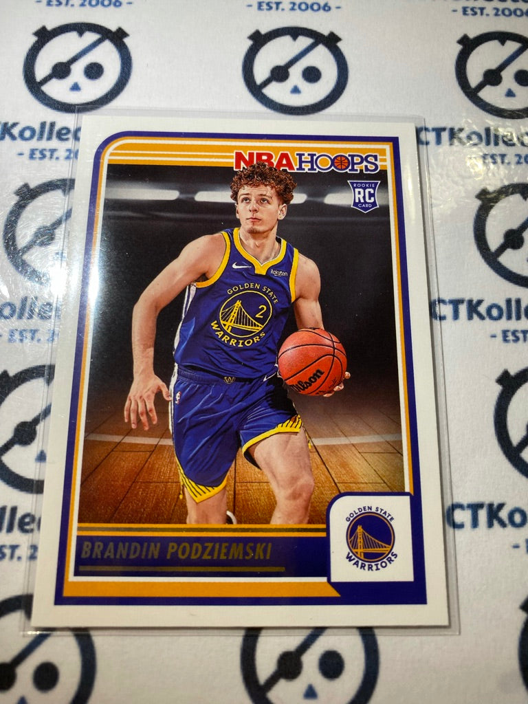 2023-24 Panini NBA HOOPS Brandin Podziemski rookie card RC #264 Warriors