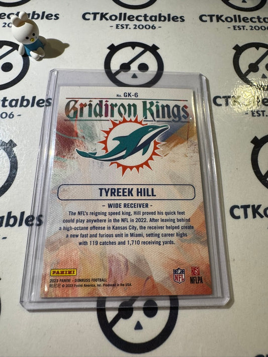 2023 NFL Panini Donruss Tyreek Hill Gridiron Kings #GK-6 Dolphins