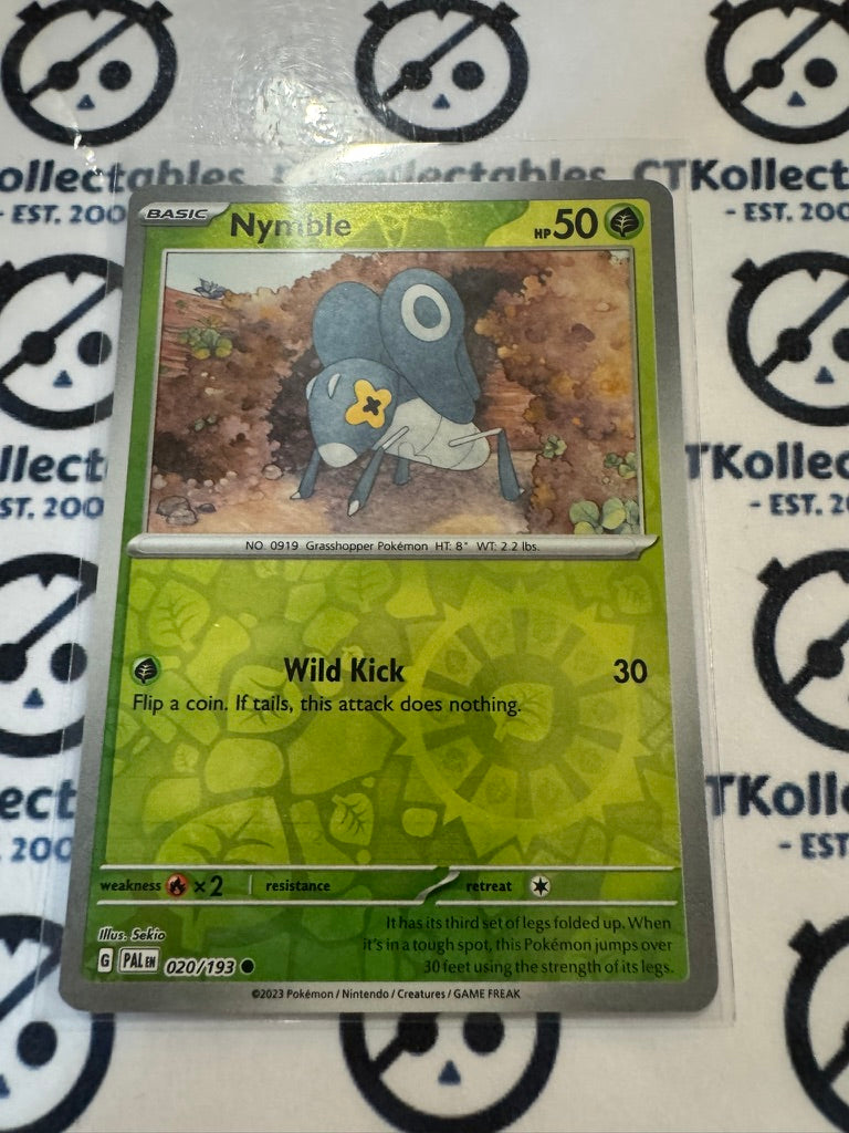 Nymble Reverse Holo #020/193 Scarlet & Violet Paldea Evolved Pokemon Card