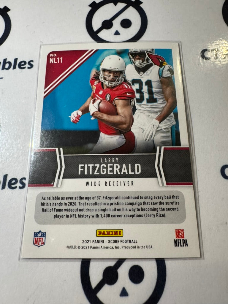 2021 NFL Score Larry Fitzgerald Red Next Level #NL11 Cardinals