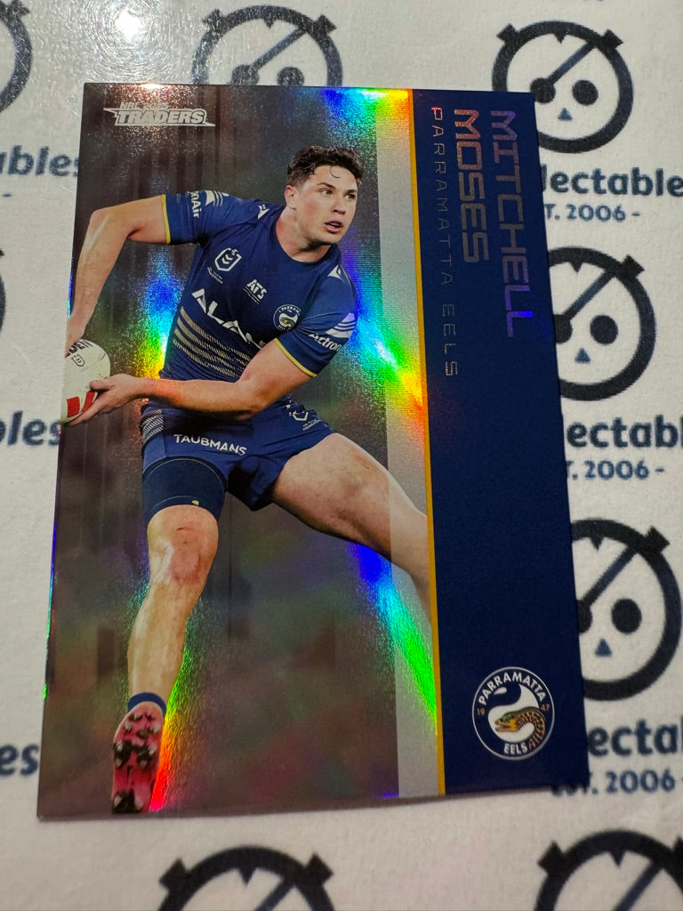 2025 NRL Traders Silver Parallel PS 096 MITCHELL MOSES EELS