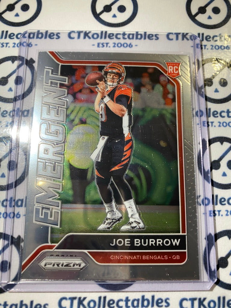 2020 NFL Prizm Joe Burrow Emergent #1 Bengals