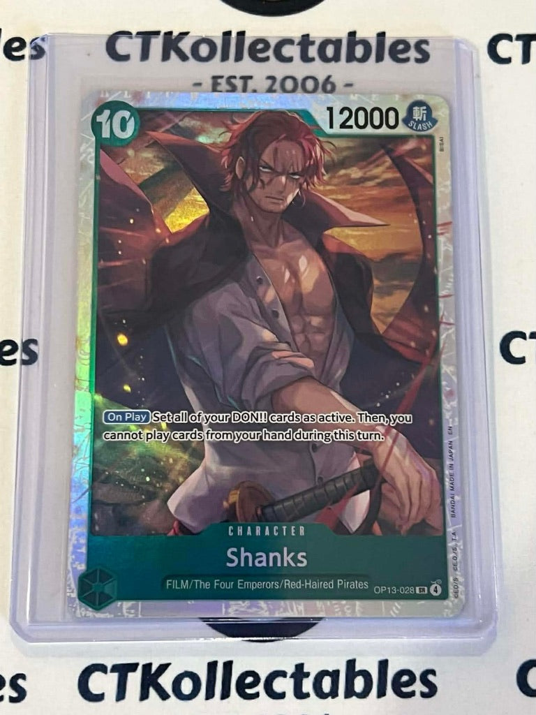 One Piece - Carrying on his will Super Rare OP13-028 – Shanks