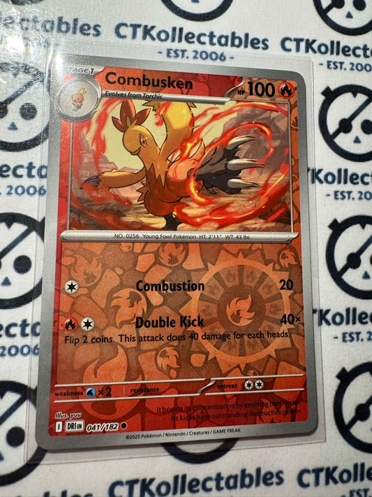 Combusken Scarlet & Violet Destined Rivals #041/182 Reverse Holo