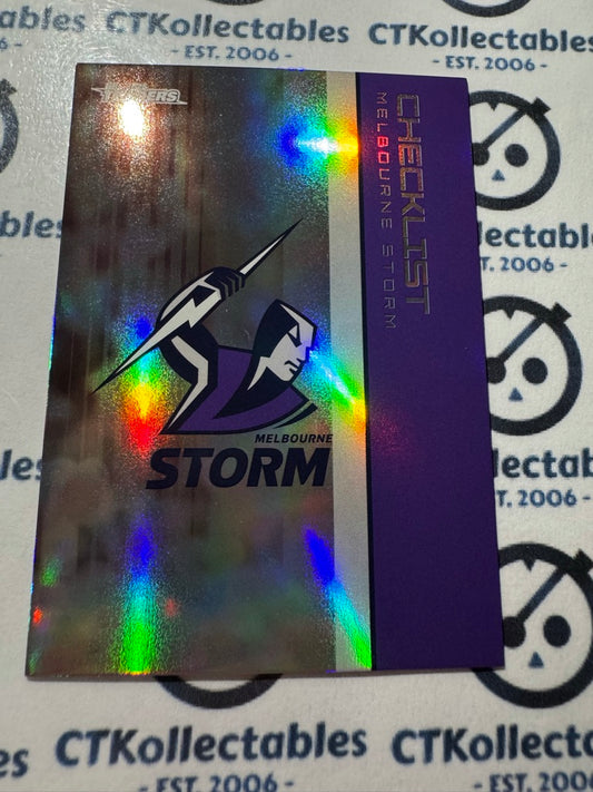 2025 NRL Traders Silver Parallel PS 064 STORM CHECKLIST