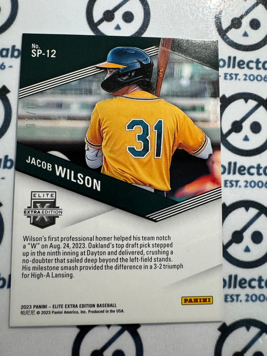 2023 Panini Baseball Elite Extra GOLD Jacob Wilson #10/10 Spell Bound "W" #SP-12