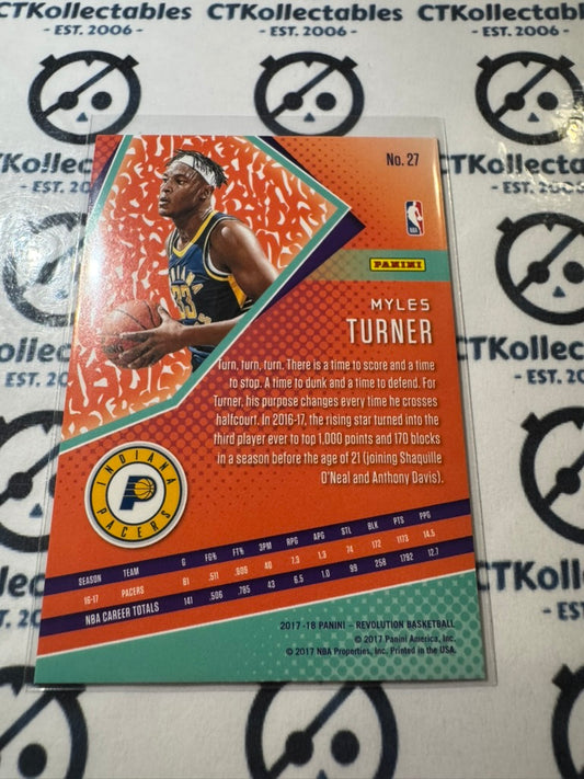 2017-18 NBA Panini Revolution Myles Turner Chinese New year #27 Pacers