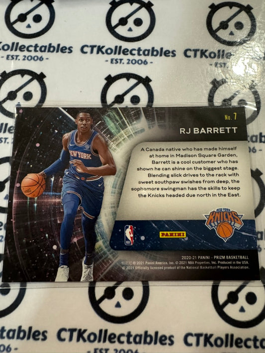 2020-21 NBA Panini Prizm Rj Barrett Sophomore Stars #7 Knicks