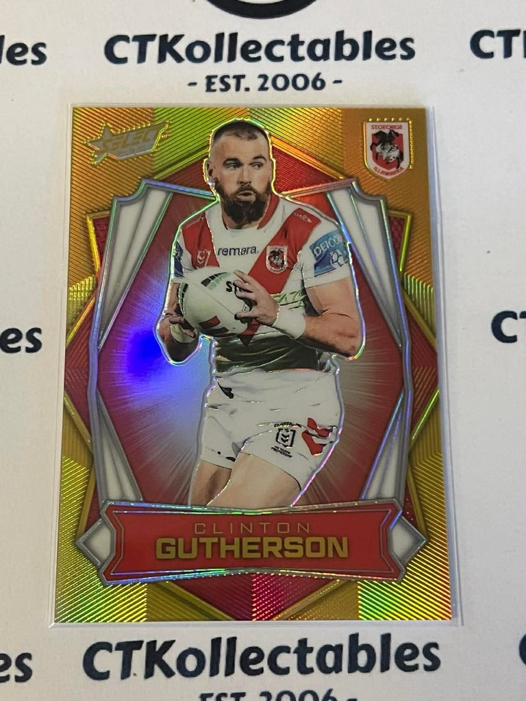 2026 Select NRL League Heroes Luminous Base #L160 Clinton Gutherson Dragons