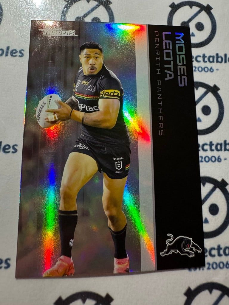 2025 NRL Traders Silver Parallel PS 103 MOSES LEOTA PANTHERS