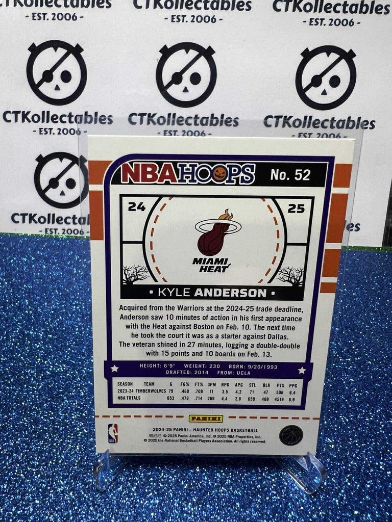 2024-25 Panini NBA HAUNTED HOOPS Orange Pumpkin #52 Kyle Anderson Miami Heat