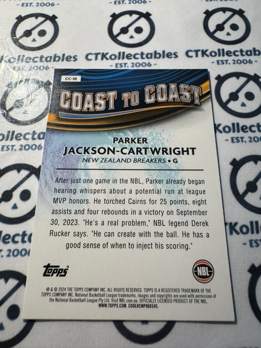 2023-24 Topps NBL Parker Jackson-Cartwright Coast to coast #CC-18 Breakersa