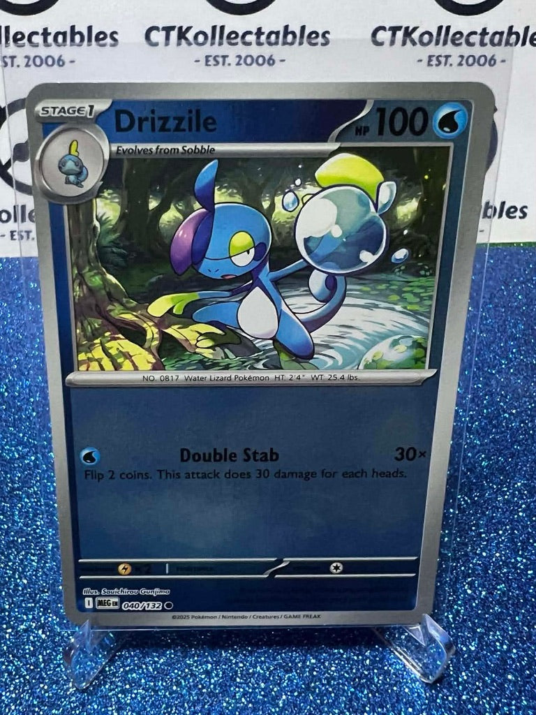 Drizzile Reverse Holo #040/132 Mega Evolution Pokemon
