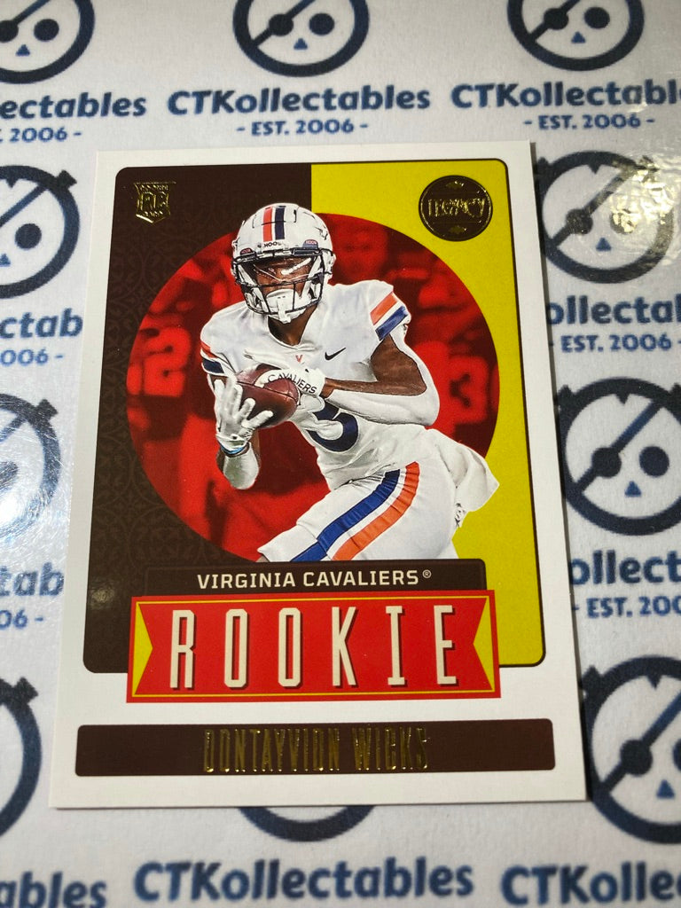 2023 NFL Panini Legacy Dontayvion Wicks Rookie #199 Packers RC