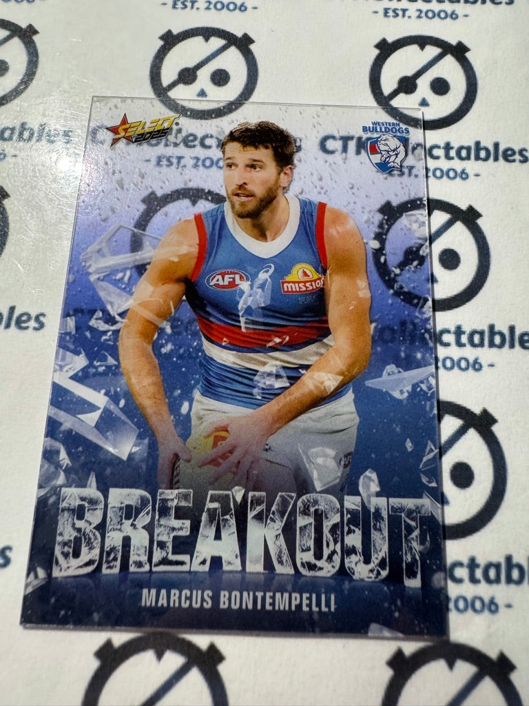 2025 AFL Footy Stars Breakout Marcus Bontempelli #B86 Bulldogs