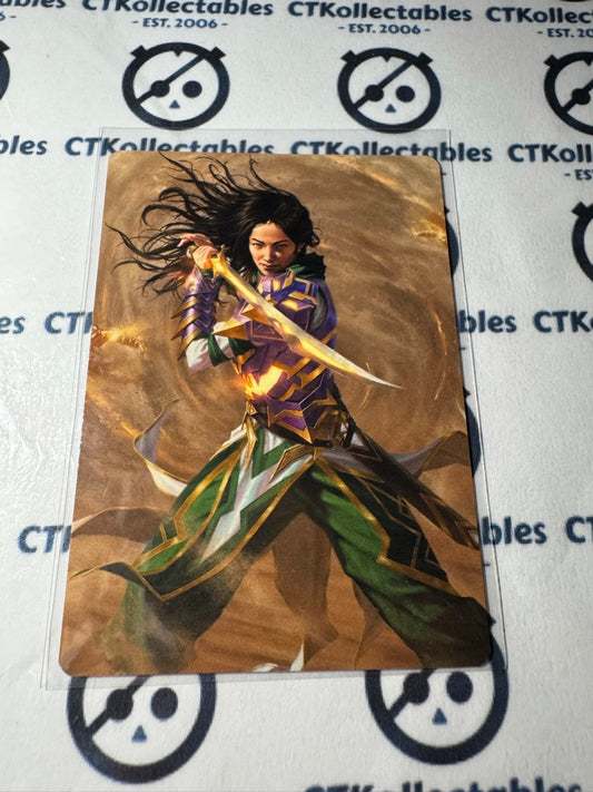 Magic The Gathering Tarkir Dragonstorm 2/54 Art Series Descendant Lie Setiawan