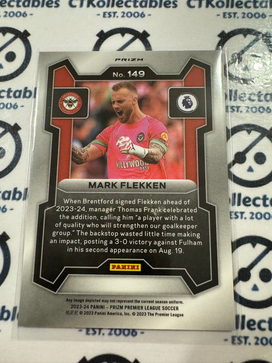 2023-24 Prizm Premier League Soccer Mark Flekken #149 Pink Mosaic Prizm