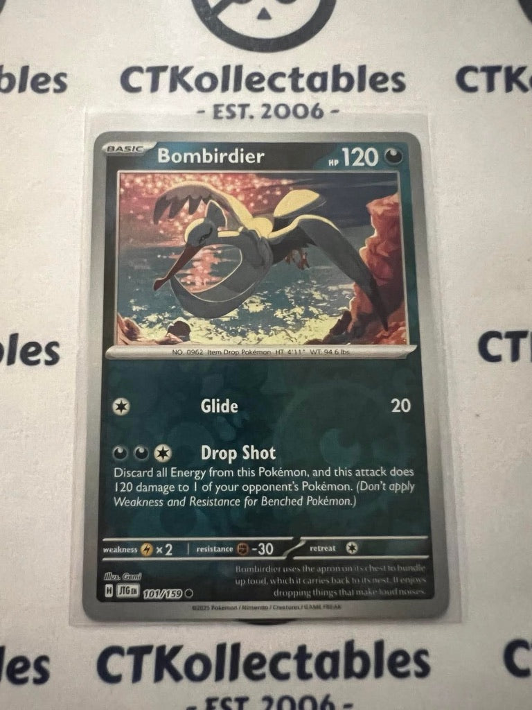 Bombirdier Reverse Holo #101/159 Journey Together Pokemon Card TCG