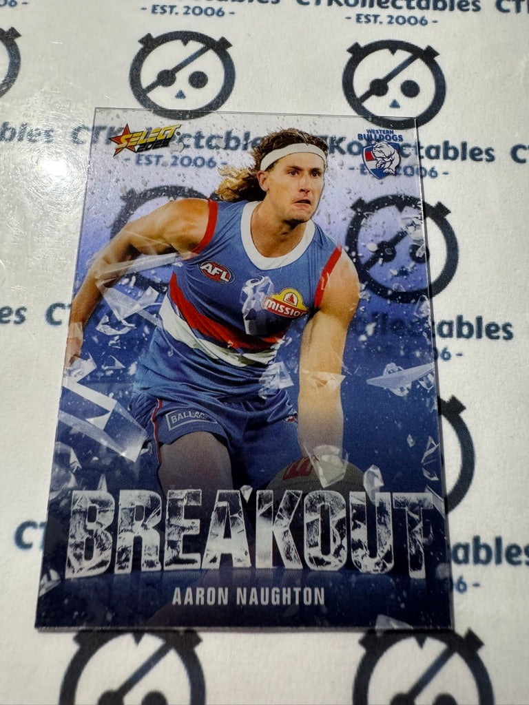 2025 AFL Footy Stars Breakout Aaron Naughton #B88 Bulldogs