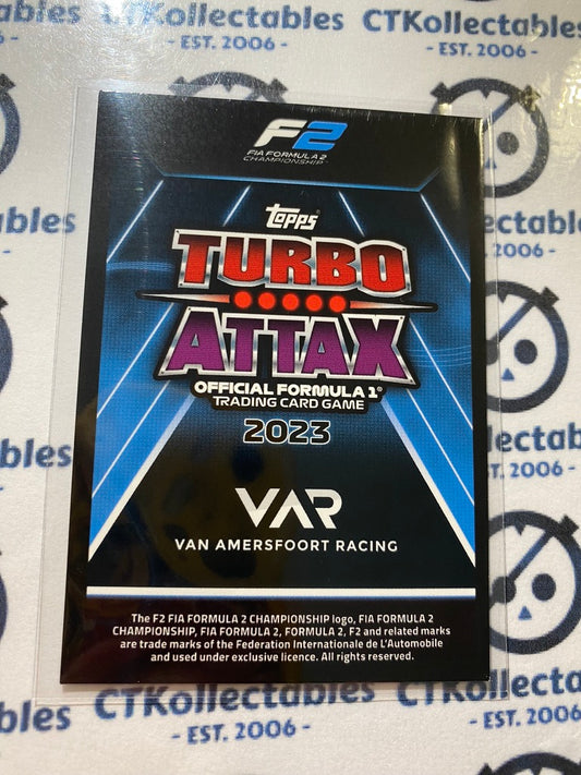 2023 Topps Turbo Attax F1 -Foil Richard Verschoor Stars of Tomorrow #319 F2