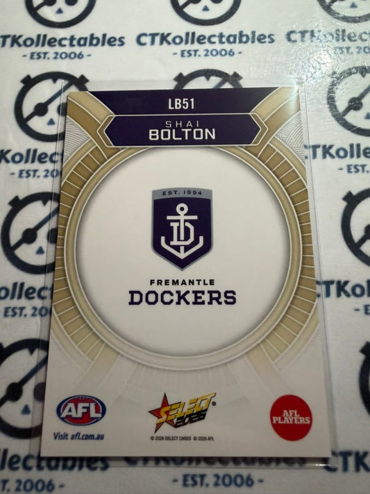 2026 Select AFL Footy Stars Luminous LB51 Shai Bolton Dockers
