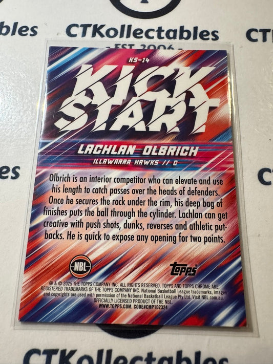 2024-25 Topps NBL Chrome LACHLAN OLBRICH Kick Start KS-14