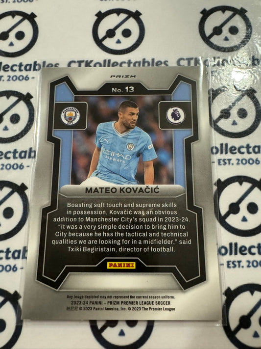 2023-24 Prizm Premier League Soccer Mateo Kovacic #13 Pink Mosaic Prizm