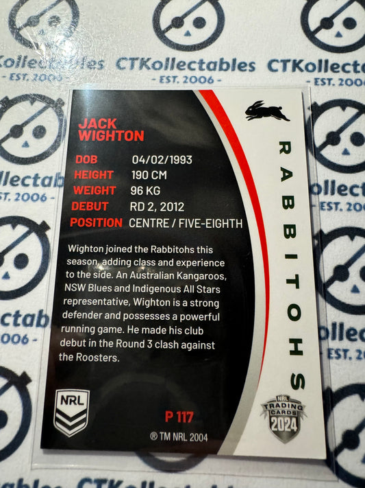 2024 NRL TLA Elite Pearl Silver - P117 Jack Wighton Rabbitohs