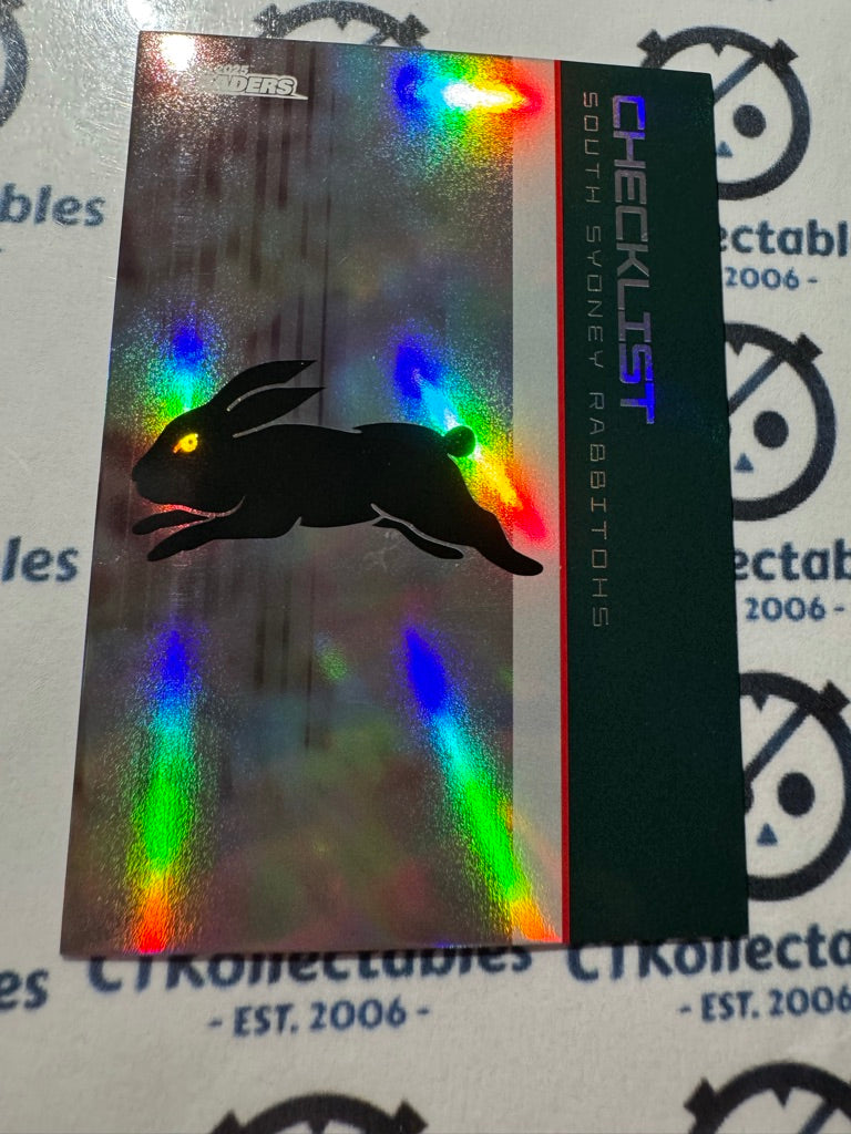 2025 NRL Traders Silver Parallel PS 109 RABBITOHS CHECKLIST