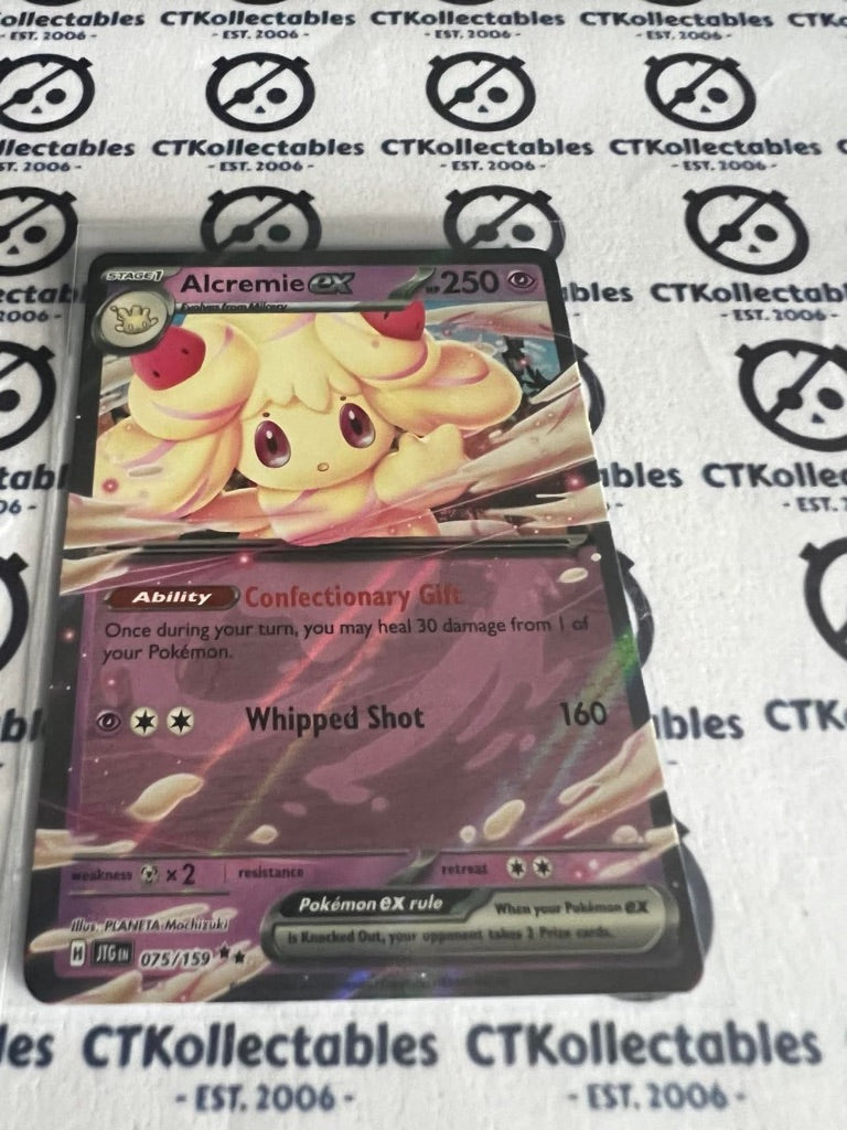 Alcremie EX Double Rare #075/159 Journey Together Pokemon Card TCG