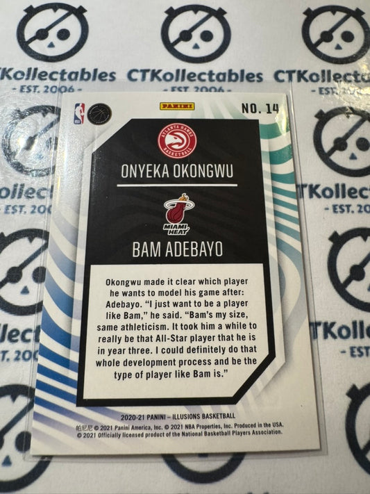 2020-21 NBA Panini Illusions Rookie Reflections Onyeka Okongwu/ Bam Adebayo #14
