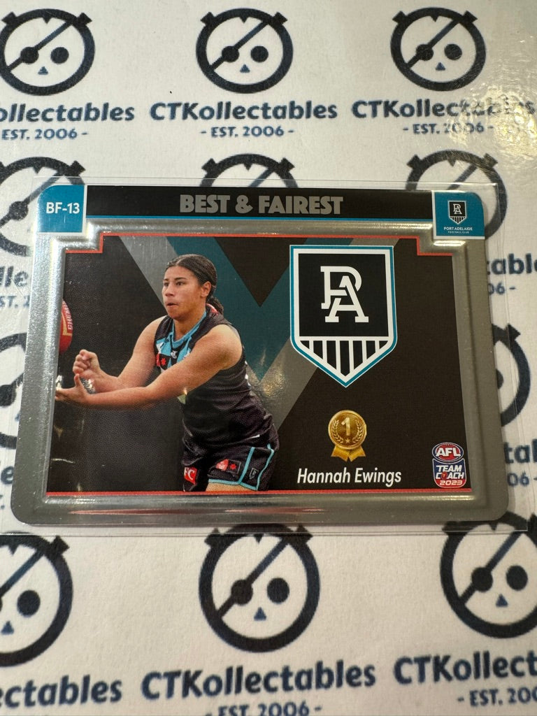 2023 AFLW Teamcoach Hannah Ewings Best & Fairest #BF-13 Power
