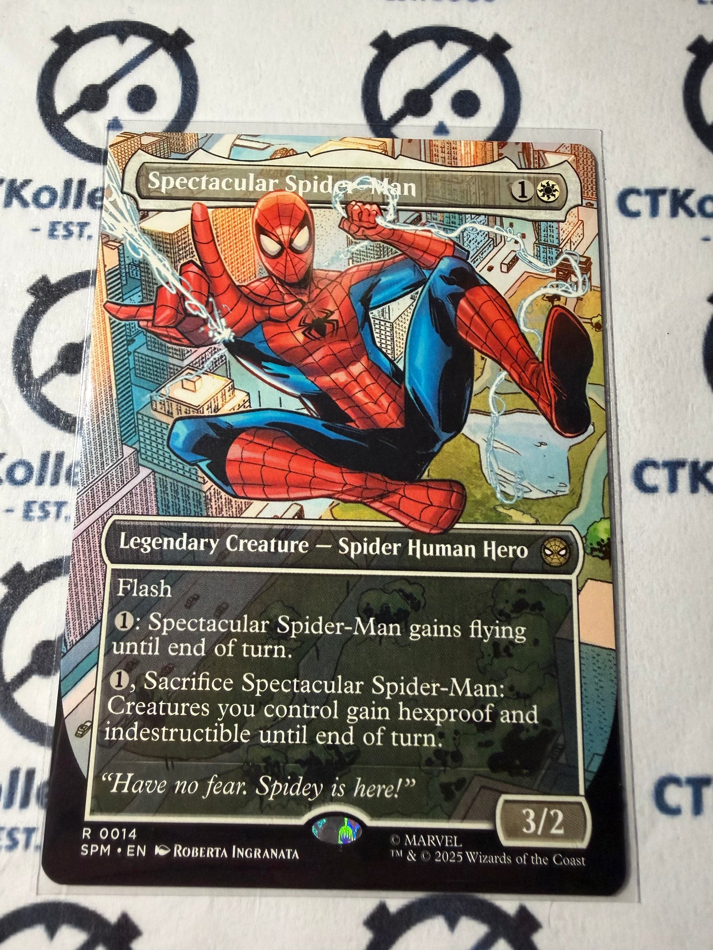 Spectacular Spider-Man - Borderless #SPM14 Marvel's Spider-Man MTG TCG