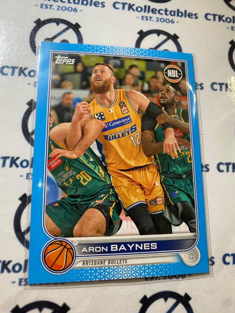 2022-23 Topps NBL Basketball Blue - Aron Baynes #11 Bullets