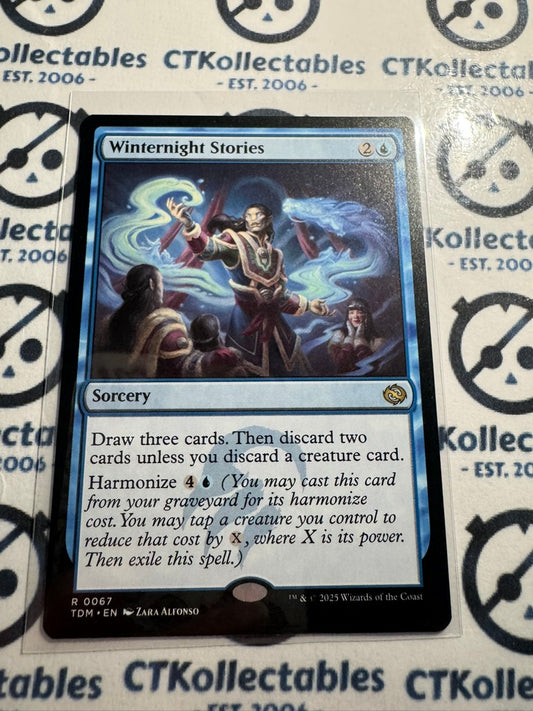 Magic The Gathering Tarkir Dragonstorm 0067 Winternight Stories R