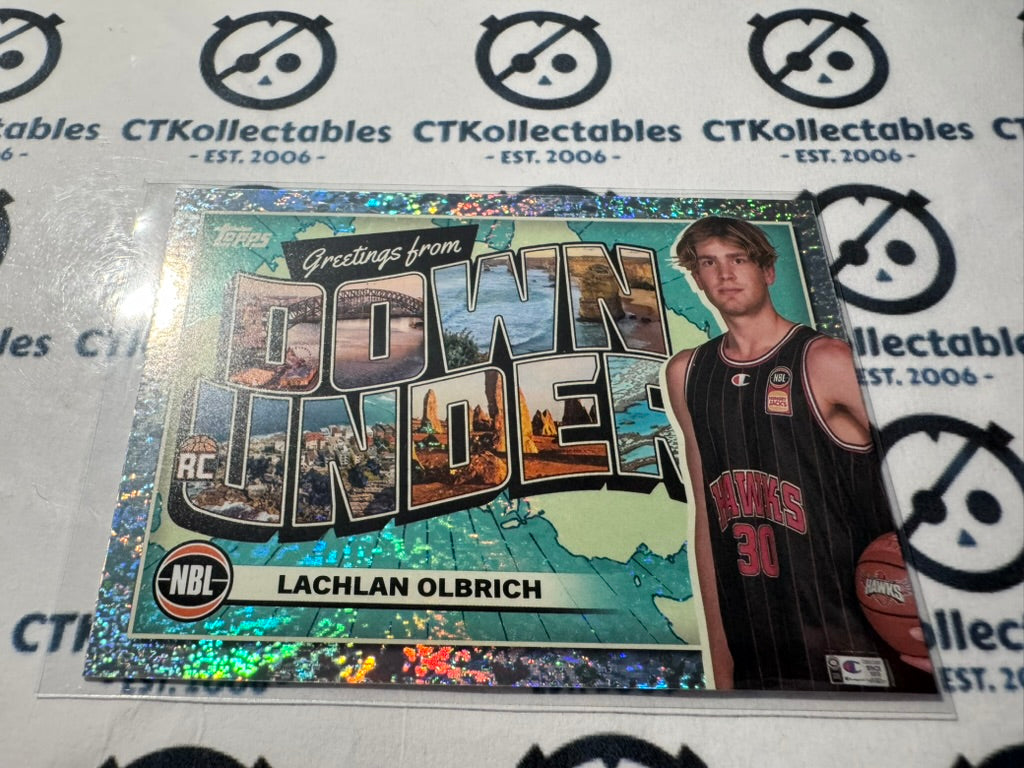 2023-24 Topps NBL Lachlan Olbrich Down Under Rookie OPAL #DU-11 Bulls