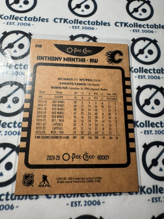 2024-25 O-Pee-Chee Hockey RETRO #210 Anthony Mantha Vegas Golden Knights