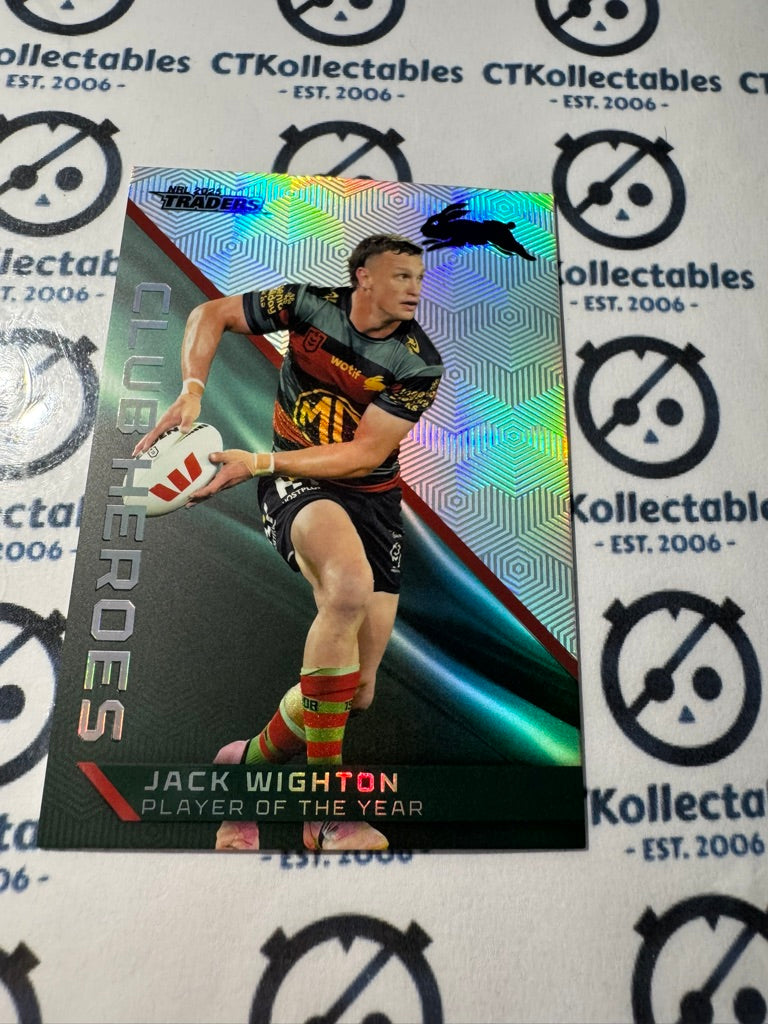 2025 NRL Traders CLUB HEROES CH 32 / 44 RABBITOHS JACK WIGHTON