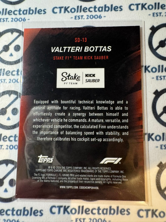 2024 Topps Chrome F1 Valtteri Bottas Speed Demons #SD-13