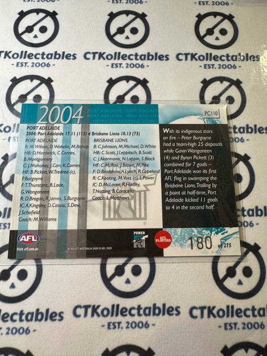 2020 AFL Dominance Port Adelaide Premiership commemorative #180/275 "2004"