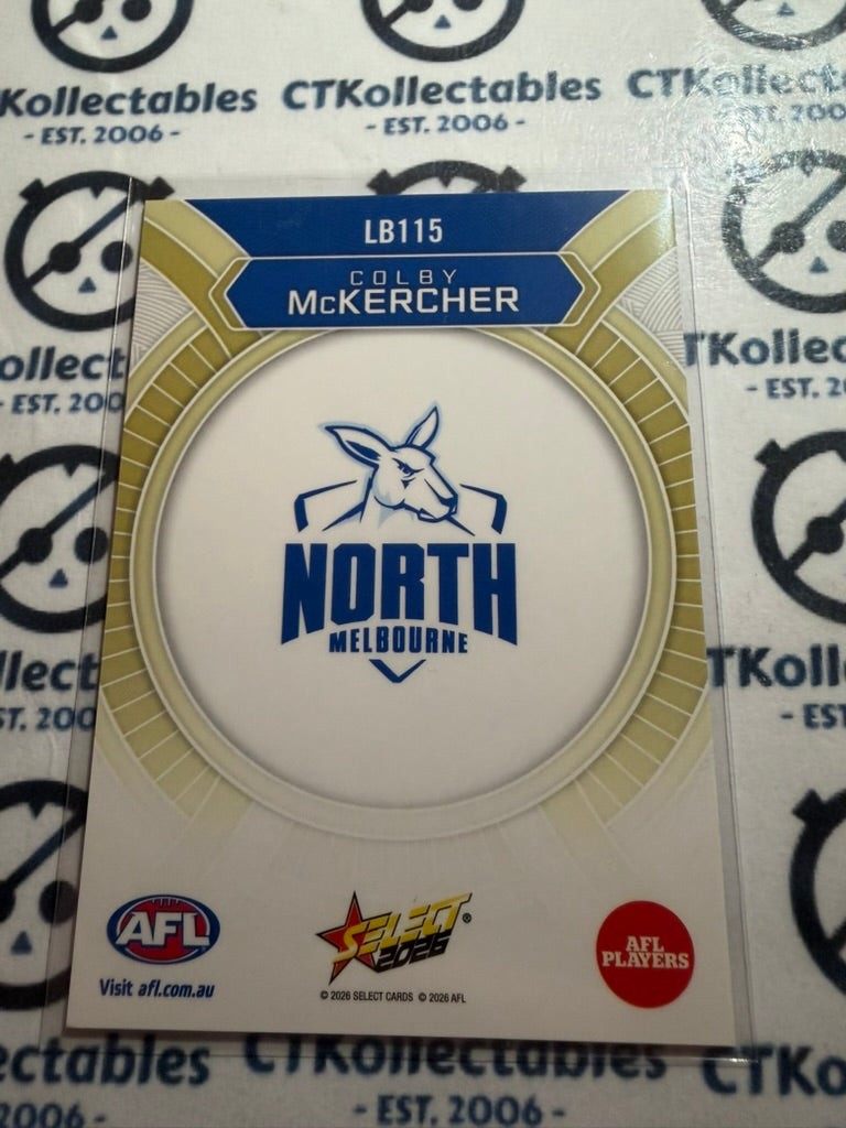2026 Select AFL Footy Stars Luminous LB115 Colby McKercher Kangaroos
