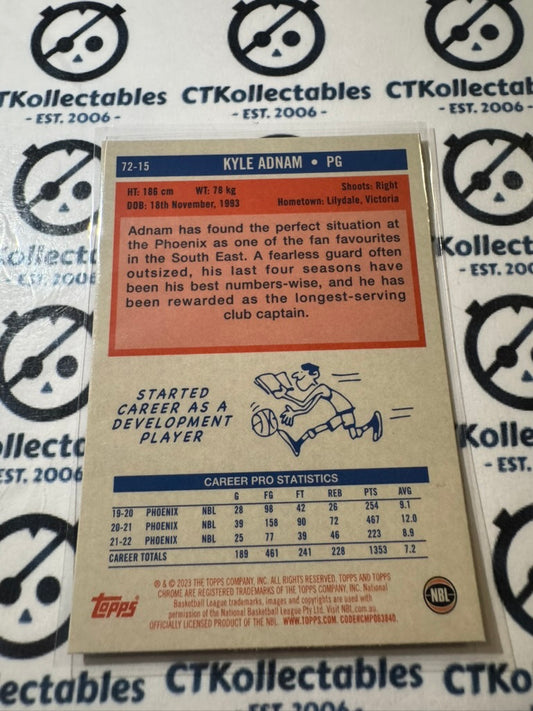 2022-23 Topps NBL Chrome Kyle Adnam 1972 Refractor #72-15 Phoenix