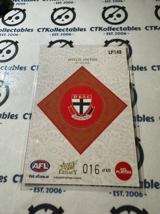 2023 AFL Legacy Mitch Owens LP148 Legacy Plus #016/425 Saints
