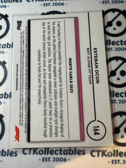 2024 Topps Chrome F1 Esteban Ocon "Driver of the day" Apline #164