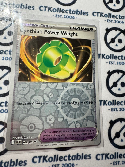 Cynthia's Power Weight Scarlet & Violet Destined Rivals #162/182 Reverse Holo