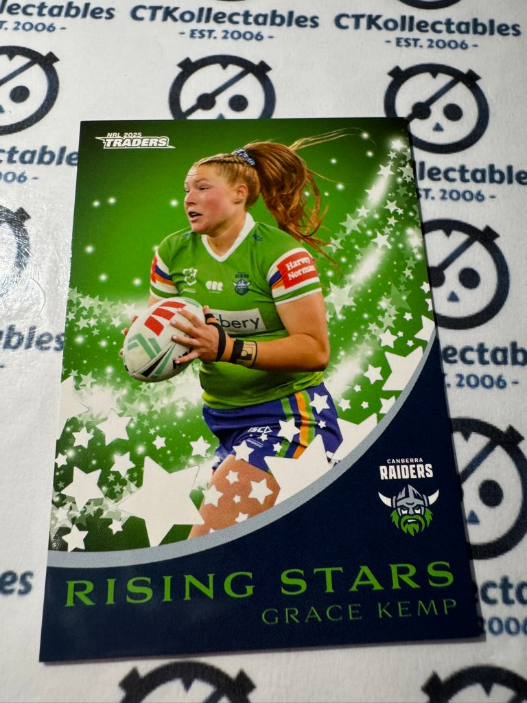 2025 NRL Traders Rising Stars RS 06 / 51 RAIDERS GRACE KEMP