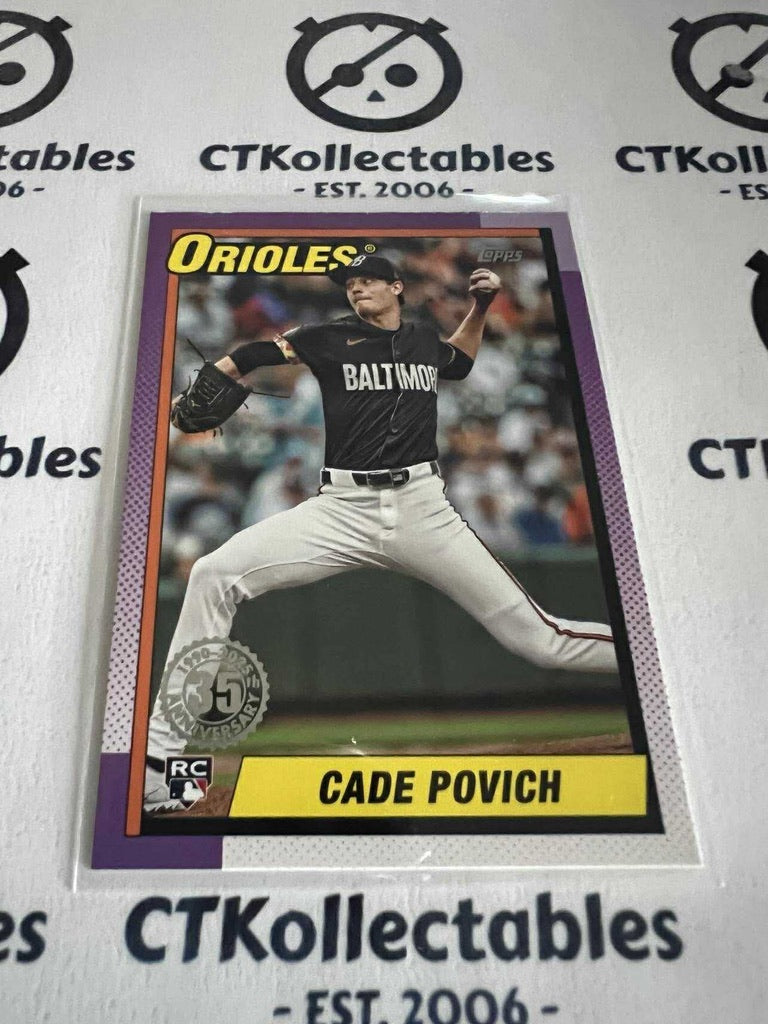 2025 Topps Series 1 Baseball Cade Povich Rookie RC T90-69 35th Anniversary