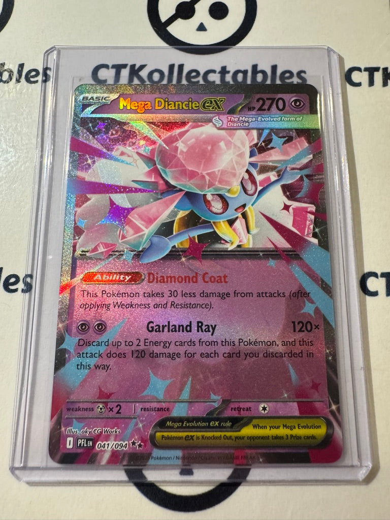 Mega Diancie EX Double Rare #041/094 Phantasmal Flames Pokemon